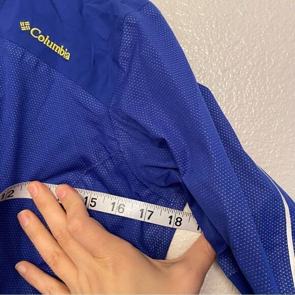 Columbia  Women’s lapis royal blue Rain Jacket waterproof thin coat (no hood) XS - Picture 5 of 13